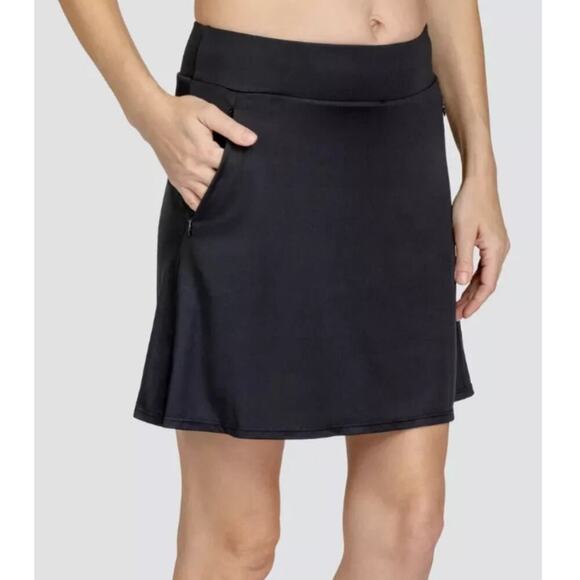 Tail Women's ONYX Black Flounce Pull- On Tennis Skort Size S - Picture 3 of 9